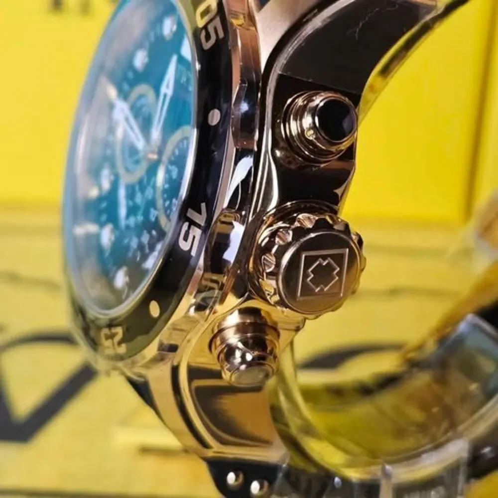 Invicta Pro Diver Chronograph Black & Gold – 100M Men’s Watch